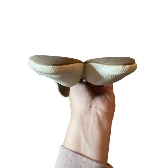 Alfani Cream Textured Vegan Leather Flats - Picture 6 of 11